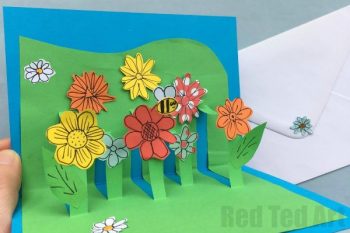 Easy Pop Up Card How To Projects for Kids - Red Ted Art
