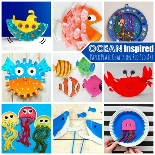 Rocking Paper Plate Boat - Red Ted Art - Easy Kids Crafts