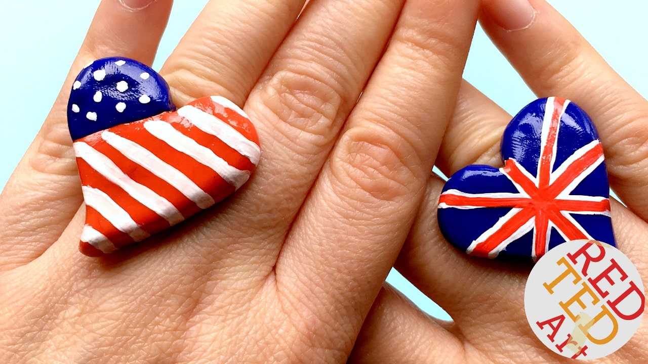 American Flag Ring DIY