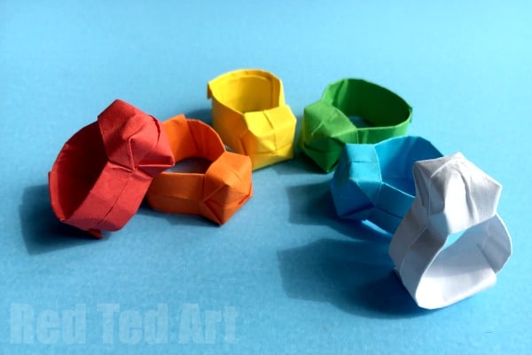 Origami Love Little Finger Ring in Rose Gold – Her Story Shop