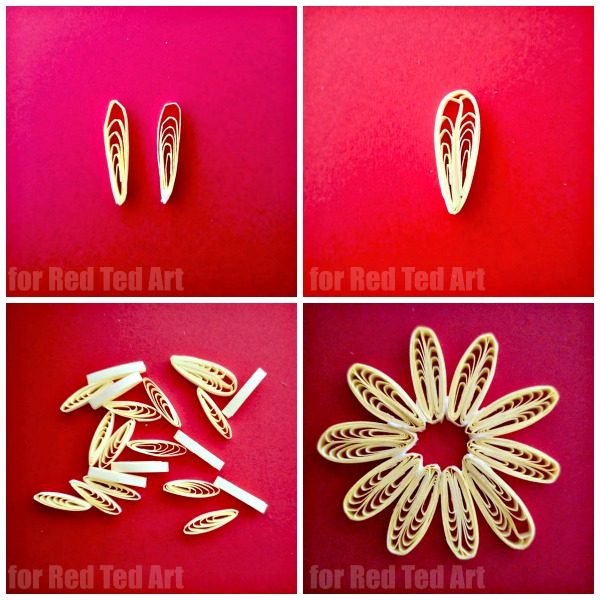 Flower Quilled Pencil Toppers