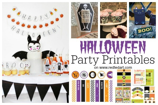 Free Halloween Printables for Adults &amp; Kids - Red Ted Art - Kids Crafts