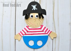 Awesome Pirate Finger Puppets - Red Ted Art - Kids Crafts