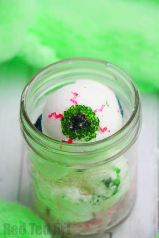 Halloween Bath Bombs DIY Red Ted Art Kids Crafts Halloween bath bombs diy red ted art kids crafts