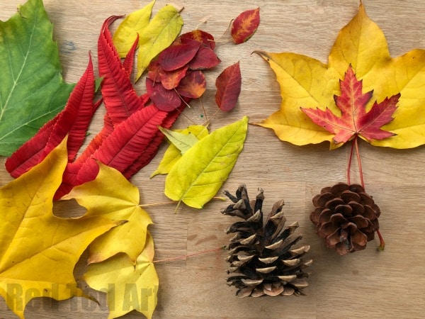thanksgiving nature crafts leaves