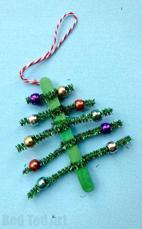 Pipecleaner Christmas trees