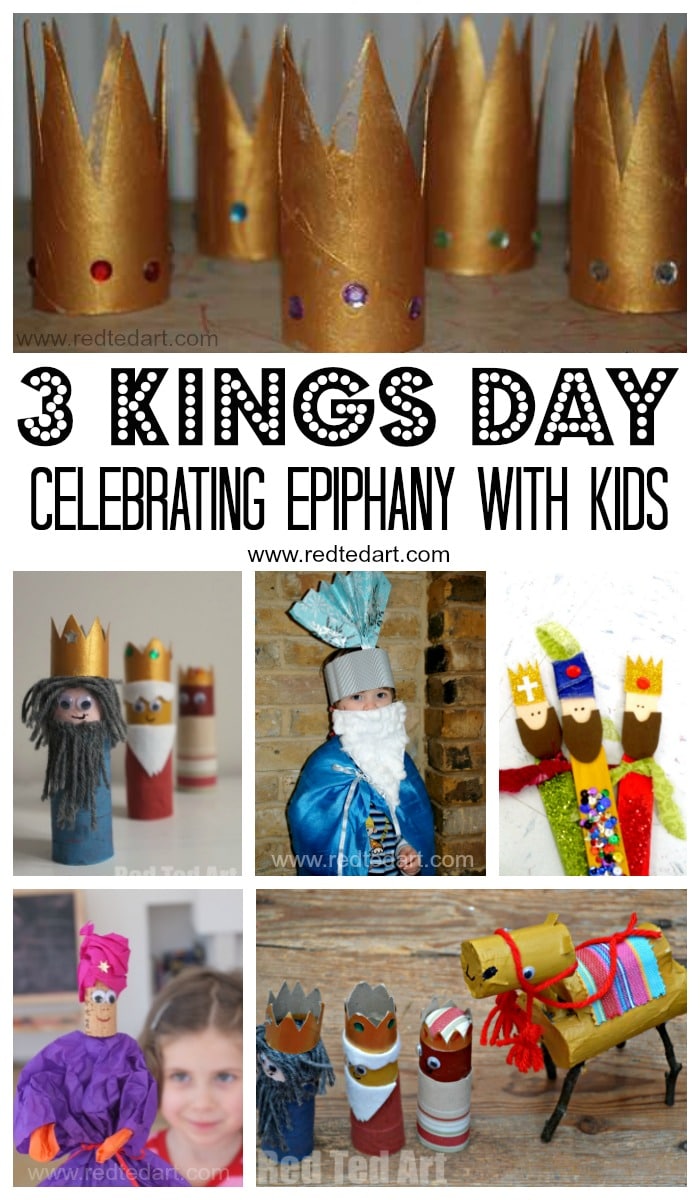 Three Kings Day Crafts - Red Ted Art - Kids Crafts