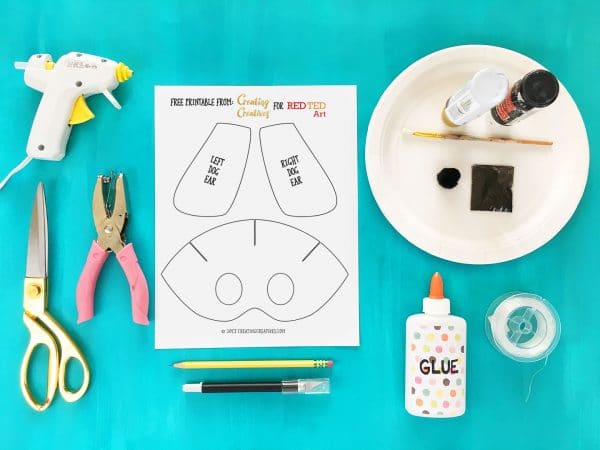 Easy 3d Dog Mask Diy - these super cute DIY Dog Masks are quick and easy to make. Learn how to turn a Paper Plate into these fab Paper Plate Masks - 3d to boot!! Love Dog Crafts for kids. #dogs #dog #dogdiys #dogcrafts #yearofthedog #paperplates