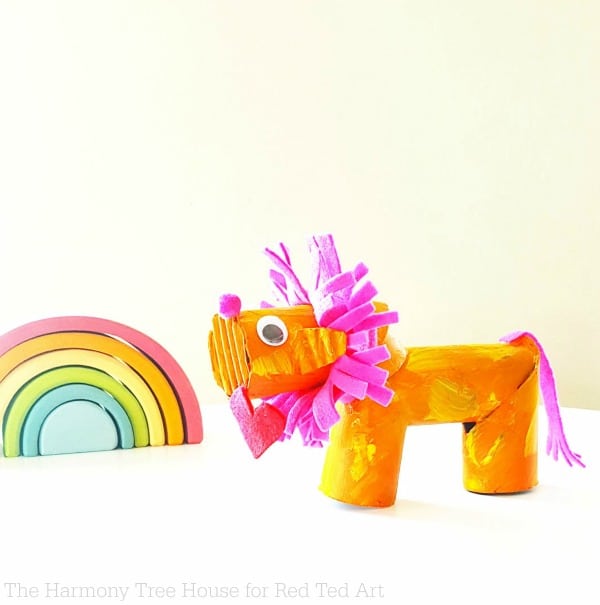 Toilet Paper Roll Lion Craft