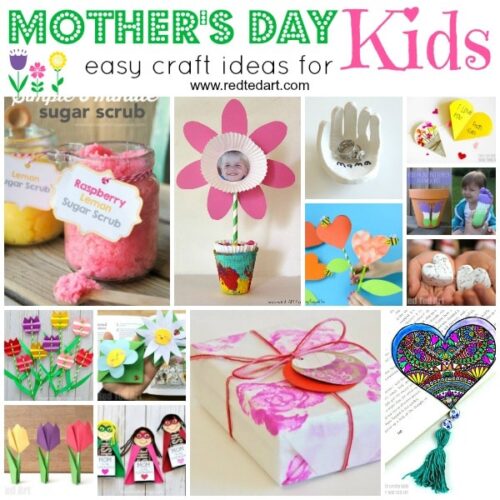 Easy Mother's Day Basket Craft for Kids to Make - Red Ted Art