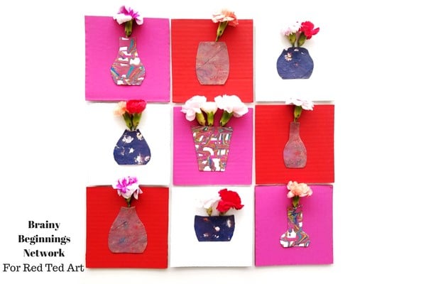 Mini Vase Cards for Real Flowers