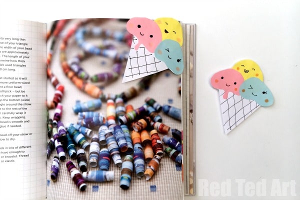 Ice Cream Corner Bookmarks