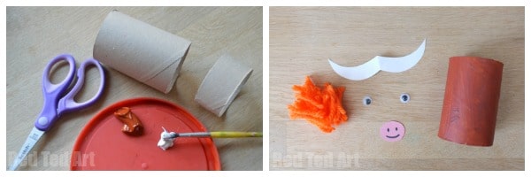 Toilet Paper Roll Yak - Y is for Yak - We love #Toiletpaperroll crafts and this CUTE #Yak is just brilliant. Super easy TP Roll Craft #forPreschool and #Kids! A great addition to any #Alphabet learning skills!