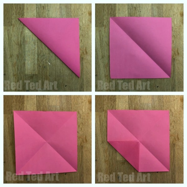 How To Make A Cootie Catcher Step By Step Instructions - Learn How To Make A Fortune Teller And How To Play With It!!  Easy origami for kids #cootiecatcher #fortuneteller #chatterbox #origami #forkids #papercrafts #paper