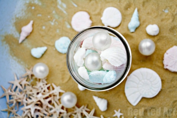 Seashell Bath Bombs Party Favours
