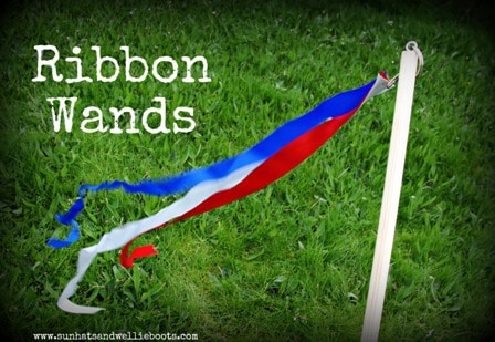 patriotic ribbon wands