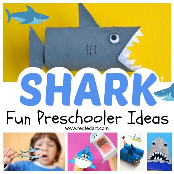 Shark Craft Ideas For Preschool Red Ted Art Make Crafting With