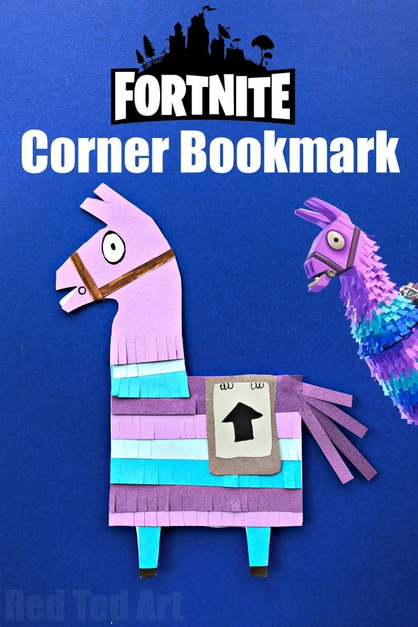 fortnite llama bookmark corner how to make a fortnite corner bookmark we love the - how to build fortnite llama