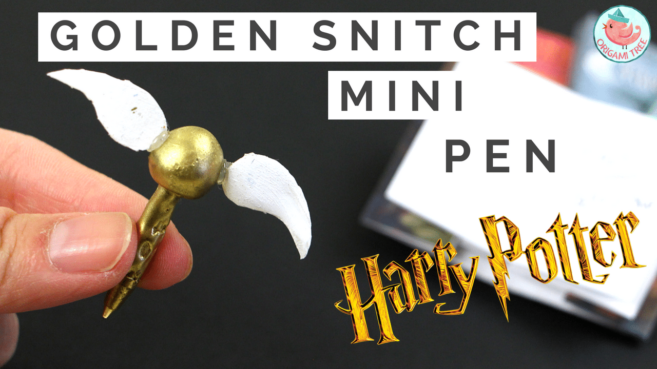 DIY Harry Potter Mini Snitch Pen