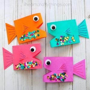 DIY Paper Fish Crafts - Red Ted Art - Easy Kids Crafts