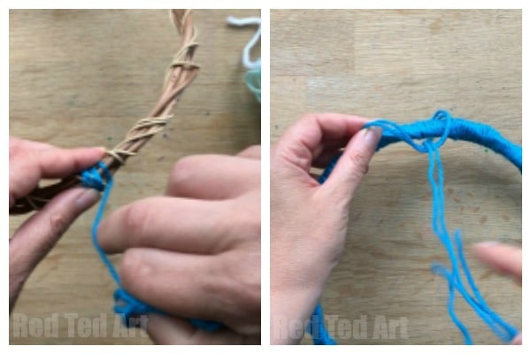 DIY Mermaid Dreamcatcher - how to make a dreamcatcher - decorate with Seashells and Sea Glass for a lovely Mermaid Decoration #mermaids #dreamcatcher #decorations #seaglass #seashells