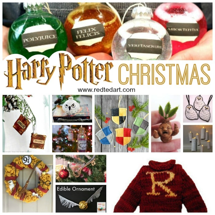 Harry Potter Christmas Decorations - Red Ted Art - Magic Fun