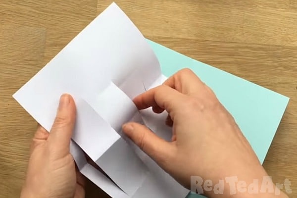 Easy Pop Up Birthday Card DIY - Red Ted Art - Kids Crafts