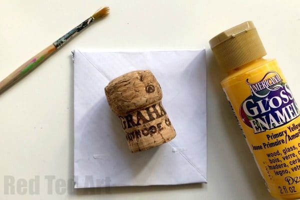 DIY Winnie The Pooh Ornament Craft. How to make a Cork Pooh Bear Ornament for Christmas. Cork Christmas Ornament Keepsakes #Poohbear #WInniethepooh #corks #ornaments #keepsakes