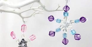 pipe cleaner snowflakes
