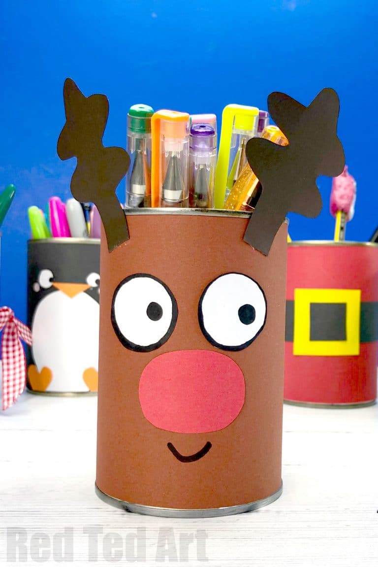 Easy Reindeer DIY Ideas - Red Ted Art - Kids Crafts