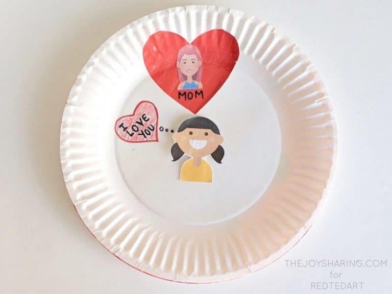 Paper Plate Valentines Crafts for Preschoolers - Red Ted Art - Kids Crafts