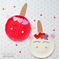 Paper Plate Valentines Crafts for Preschoolers - Red Ted Art - Kids Crafts