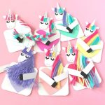 Easy Unicorn Gift Idea for Valentine's Day. These Cookie Cutter Clay Unicorns are surprisingly easy to make. Pretty Clay Unicorn Ornaments or Magnets. We love Easy DIY Unicorn Crafts for Kids! #Unicorns #ornaments #clay #gift