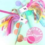 Easy Unicorn Gift Idea for Valentine's Day. These Cookie Cutter Clay Unicorns are surprisingly easy to make. Pretty Clay Unicorn Ornaments or Magnets. We love Easy DIY Unicorn Crafts for Kids! #Unicorns #ornaments #clay #gift