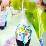 Easy Process Art Activity for Preschoolers this Valentine's. Set up a Sponge Heart Cakes Creation Station. Wonderful Sensory Play this Valentines. Easy. #preschool #processart #sensory #valentines