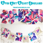 If you want a sweet Valentines that isn't "just pinks and reds" and something more for boys.. try this Out of this World Valentine Rocket Wall Hanging Craft