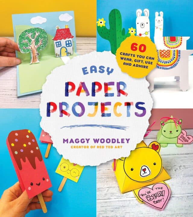 Easy Paper Dog Hand Puppet for Kids - Red Ted Art - Kids Crafts