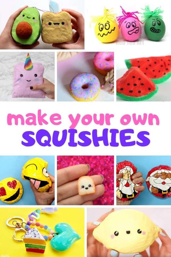 How to make Homemade Squishies that are Slow Rising. Learn how to make a Squshie with paper, with foam, without foam, above all Easy Squishie DIY!