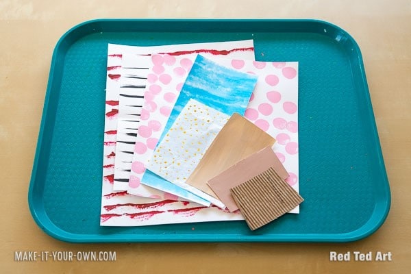 DIY Art paper for Father's Day Art Project