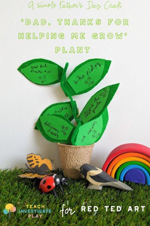 Gardening Themed Father's Day Activity - Red Ted Art - Kids Crafts