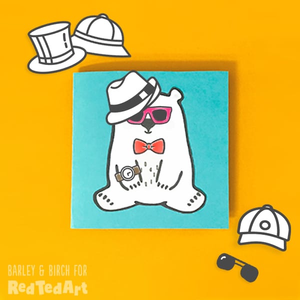 FREE Dress Up Ted Father’s Day Card