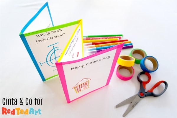 Easy Father’s Day Book Card