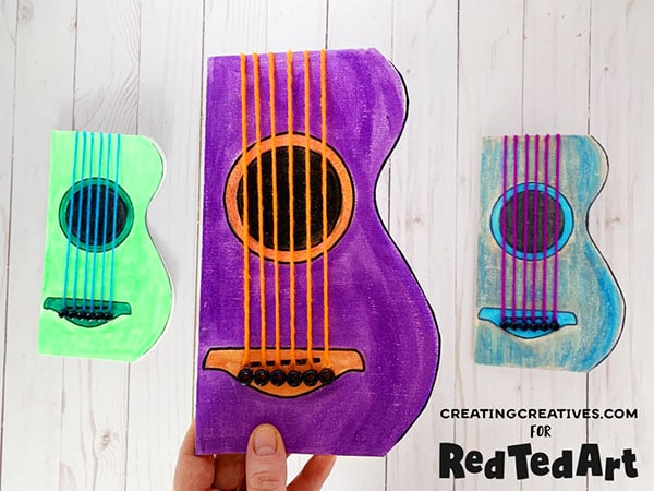 Easy Guitar Card for Dad who loves Music