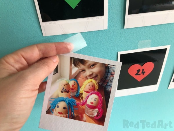 Photo Countdown Calendar with Scotch Wall-Safe Tape