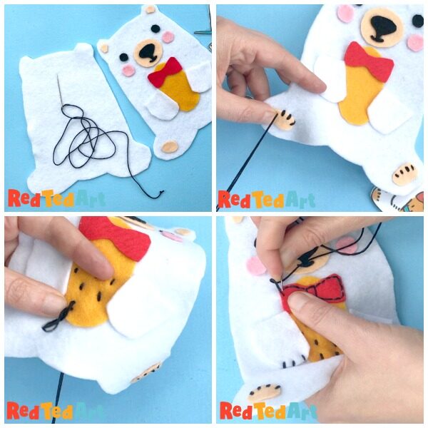 how to sew a ted softie