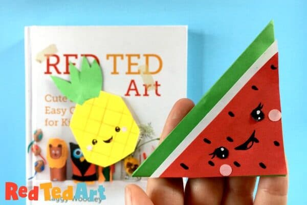 Melon Corner Bookmark Design for kids