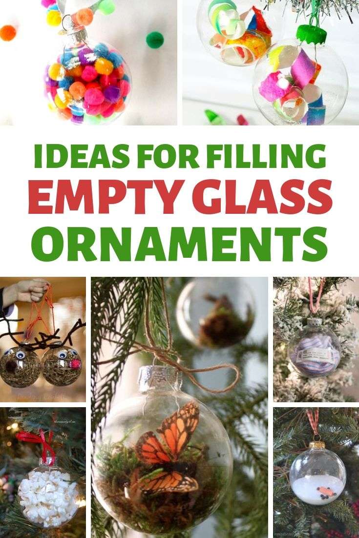 Ideas for Filling Glass Ornaments - Red Ted Art