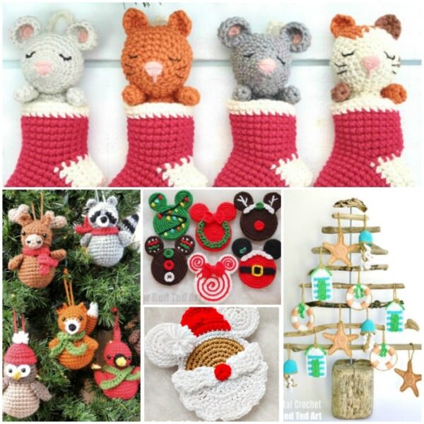 Fun Christmas Crochet Patterns - lots of free ideas!