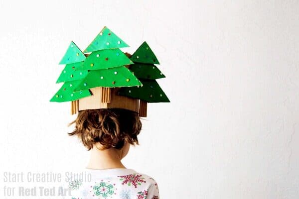 How to make a Christmas Crown with cardboard