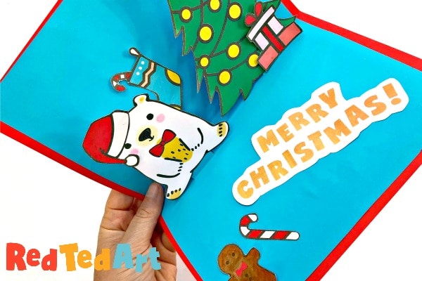 Merry Christmas Card with Ted